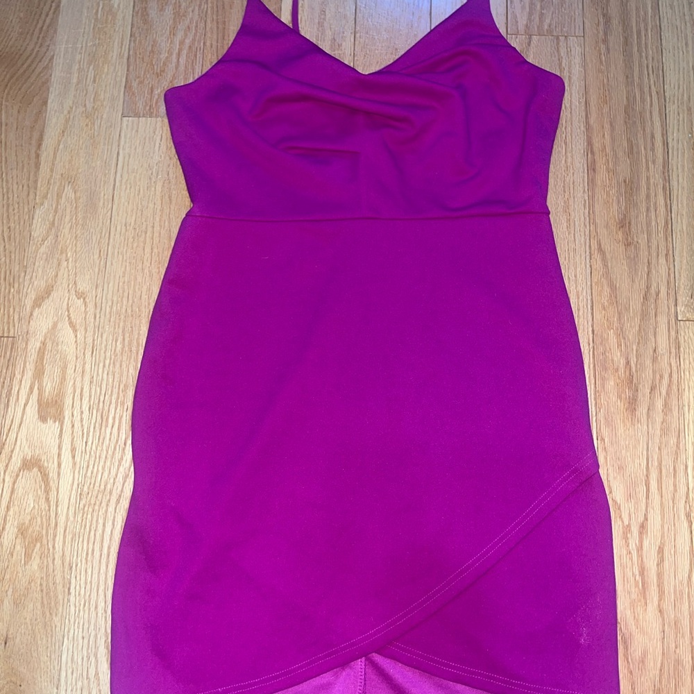 Elegant Magenta Dress